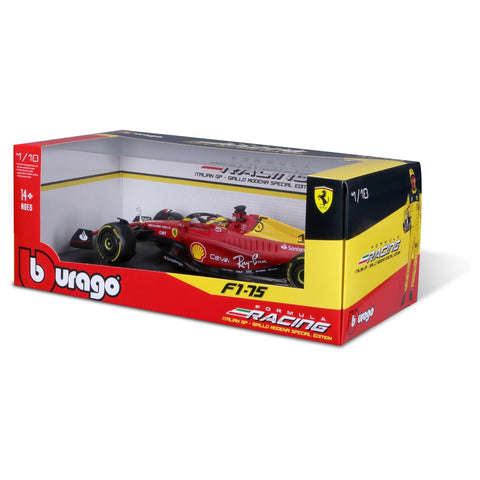 Scuderia Ferrari F1-75 Charles Leclerc With Helmet 2022 Monza Livery 1:18