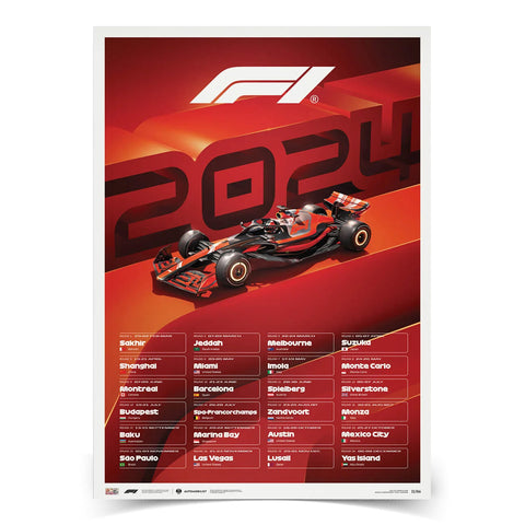 Formula 1® 2024 Season Race Calendar