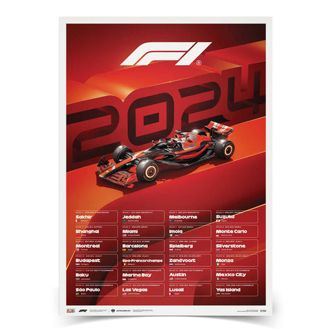 Formula 1® 2024 Season Race Calendar