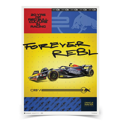 Oracle Red Bull Racing - RB20 - Forever Rebl - 20th Anniversary - 2024